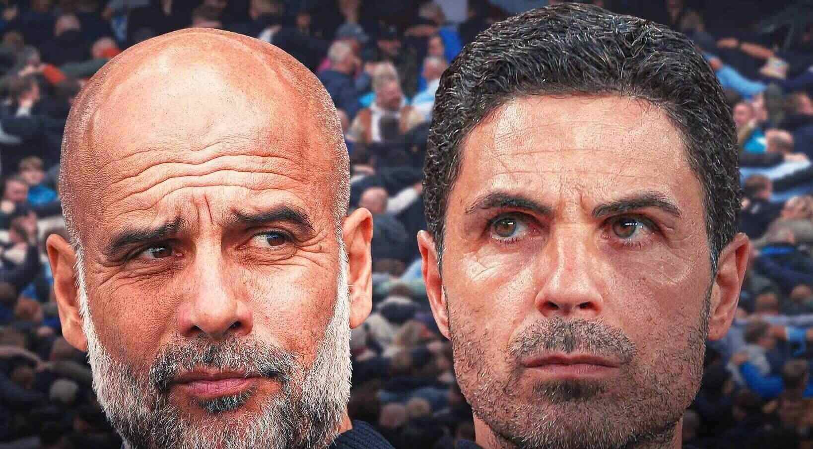 Mikel Arteta once again battles wits with his old teacher. Photo: AFP