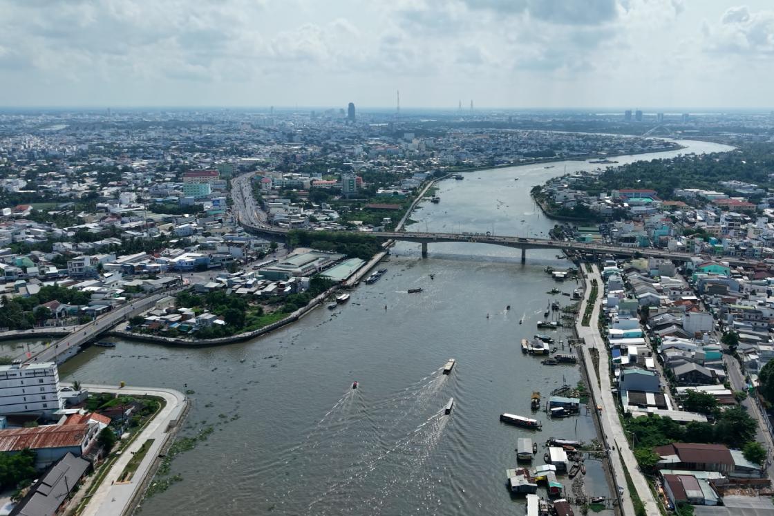 Toàn cảnh thành phố Cần Thơ. Ảnh: Tạ Quang