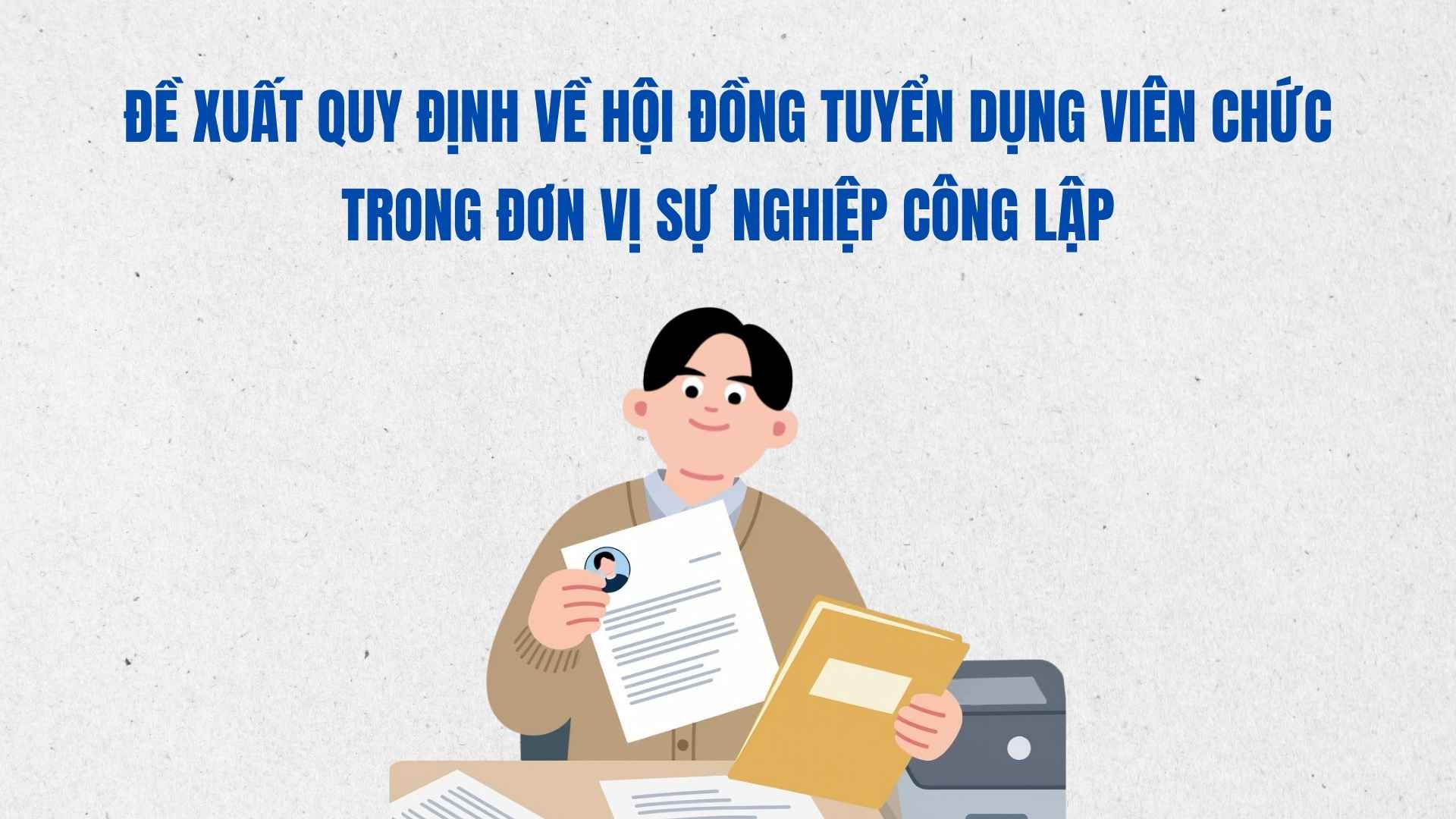 Proposal to regulate the recruitment council for public employees in public non-business units