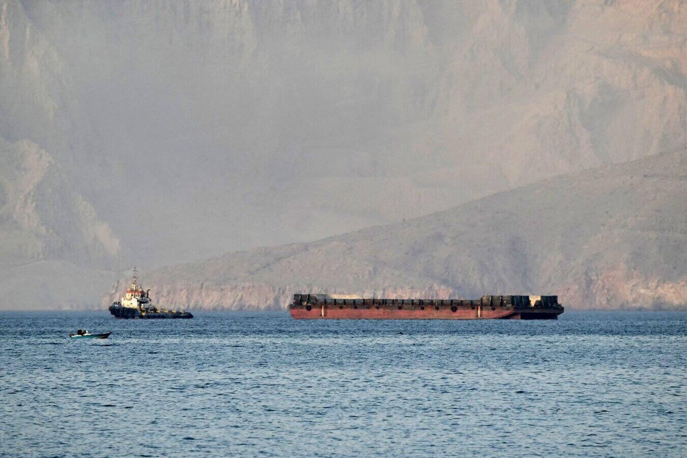 The Hormuz Strait area near Oman. Recently, Iran opened fire on 2 Indian oil tankers in Hormuz. Photo: AFP