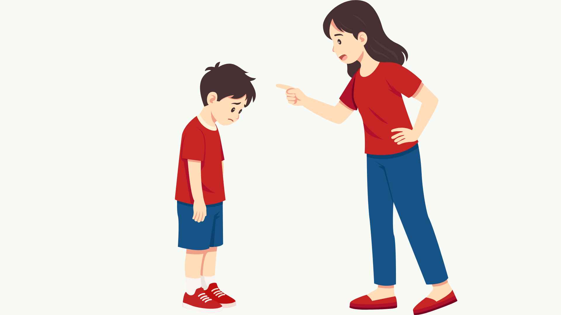 Parents need to avoid saying some things to their children when angry. Graphic photo: Hoang Loc