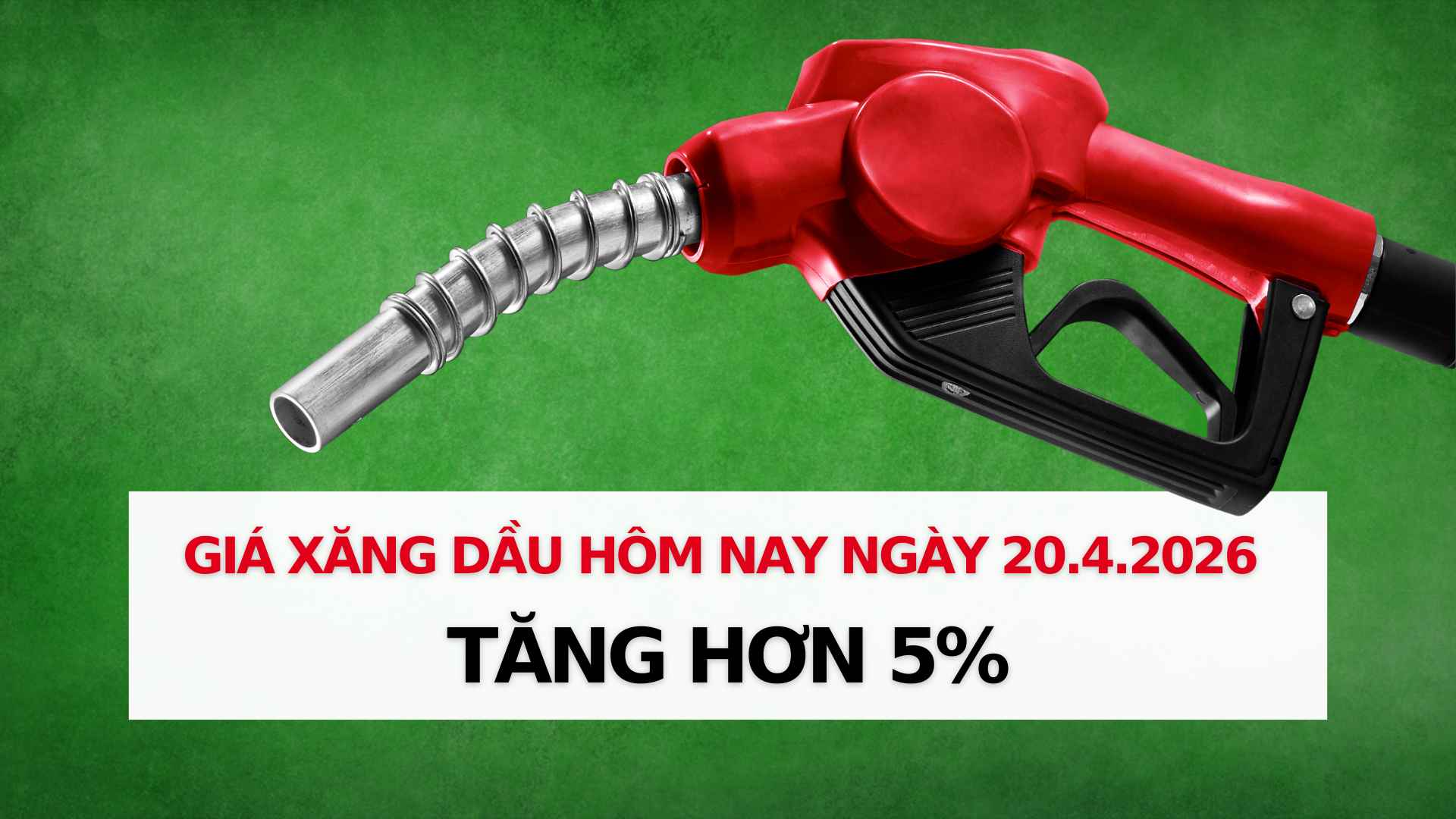 Gasoline and oil prices on April 20: World oil prices increase by more than 5%. Graphics: Thach Lam
