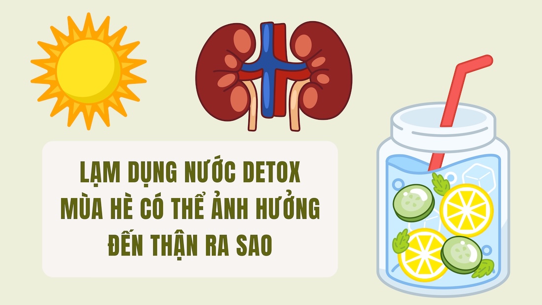 How overuse of summer detox water can affect the kidneys