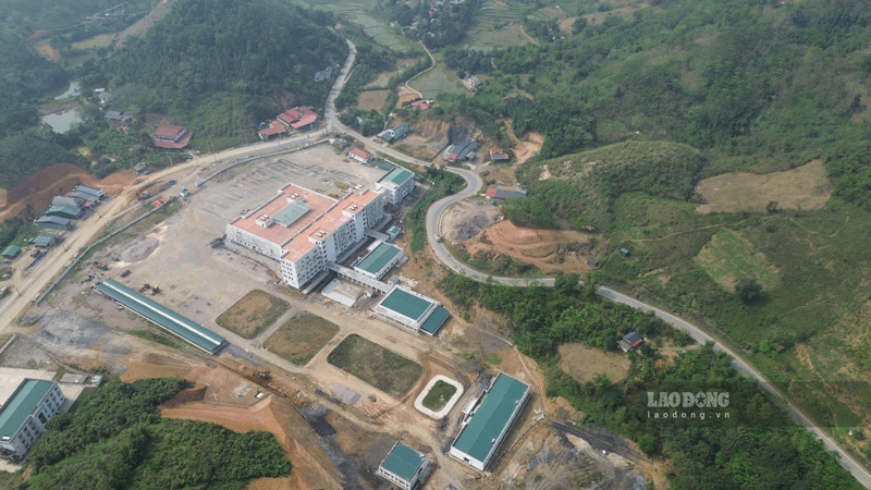 Diện mạo mới của bệnh viện 258 tỉ đồng tại xã Bảo Yên. Ảnh: Đinh Đại