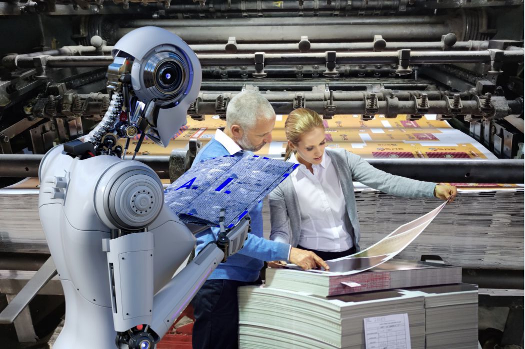 Publishers are having to change rapidly to adapt to the development of AI and apply technology to this industry. Graphics: Anh Vu