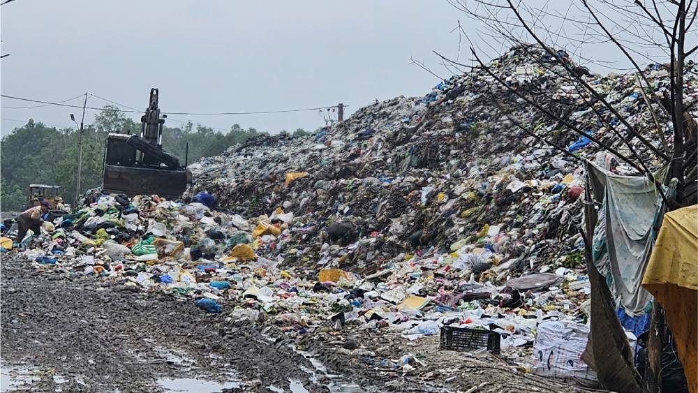 Bãi rác Đồng Cây Sao ở đặc khu Phú Quốc. Ảnh: Nam Phương