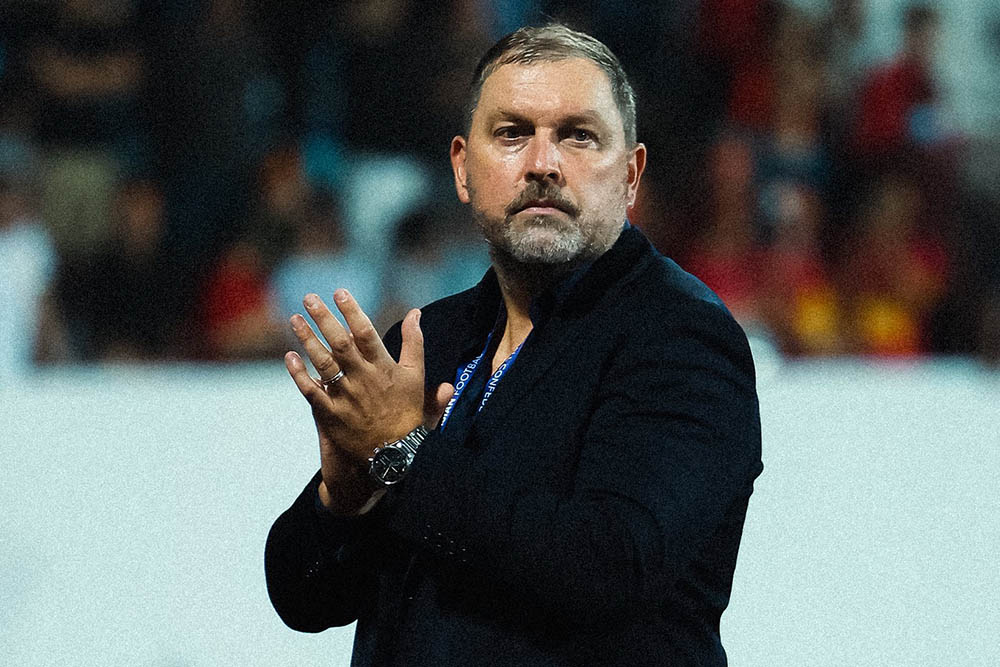 Coach Peter Cklamovski of the Malaysian team. Photo: FAM