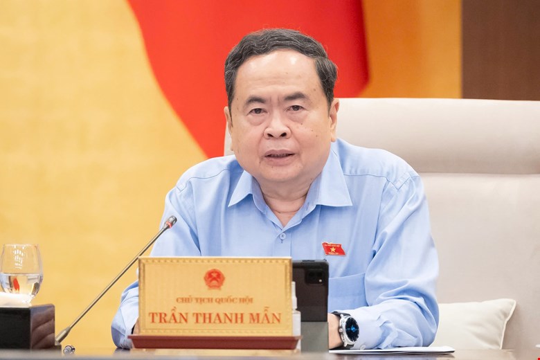 Politburo Member, National Assembly Chairman Tran Thanh Man requests immediate supervision of food safety in 2026. Photo: Quochoi. vn