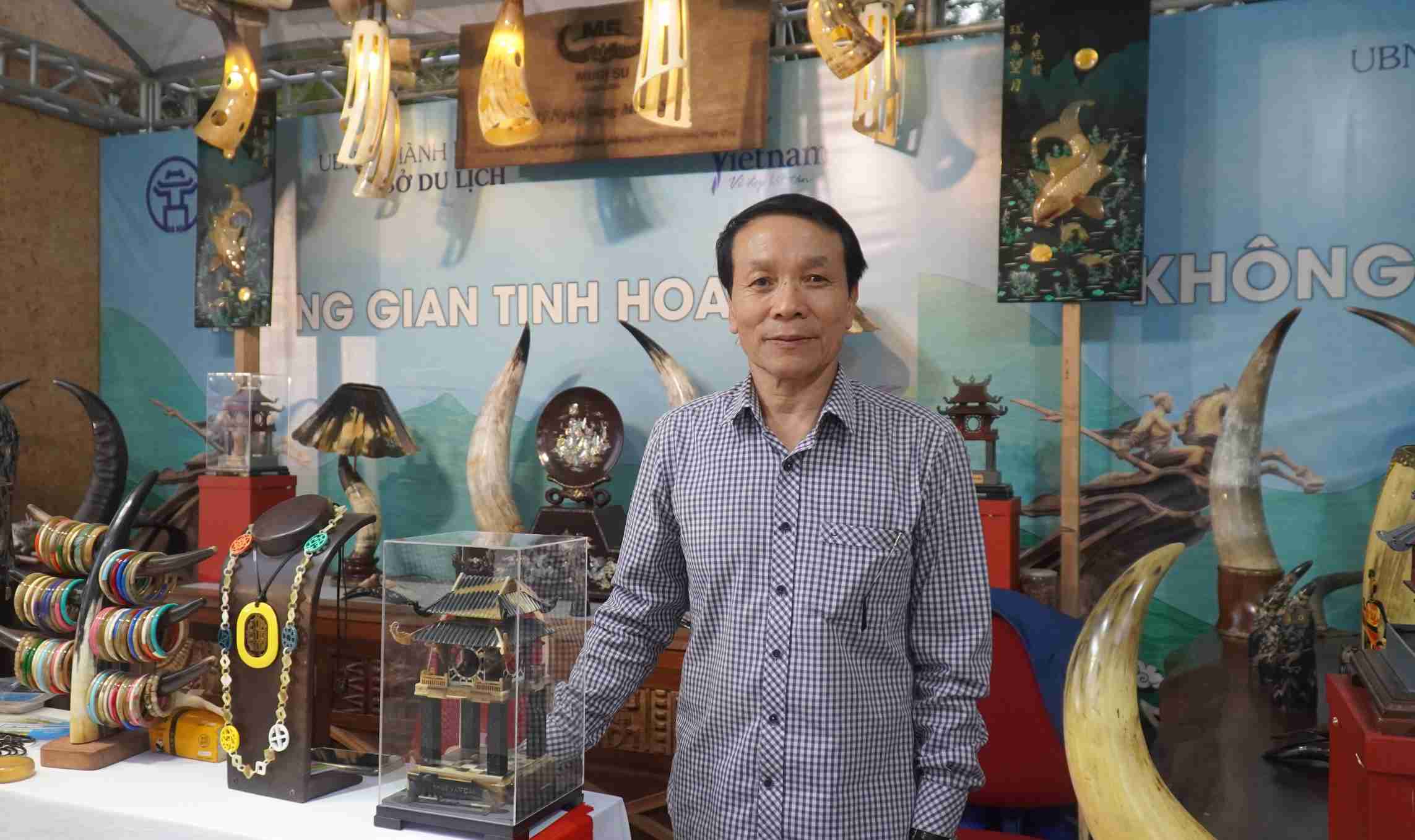 Nghệ nhân Nguyễn Văn Sửu. Ảnh: Minh Vũ