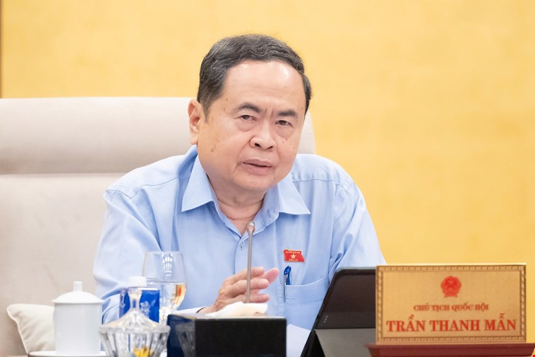 Ủy viên Bộ Chính trị, Chủ tịch Quốc hội Trần Thanh Mẫn. Ảnh: Quochoi.vn