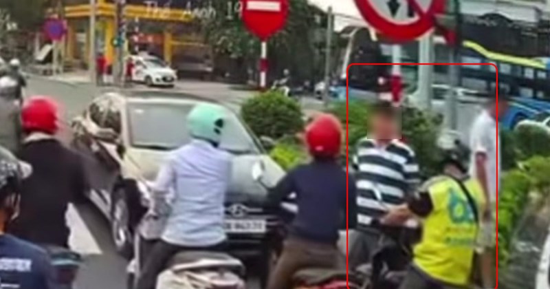 Tài xế ô tô dừng xe, hành hung người đi xe máy trên cao tốc