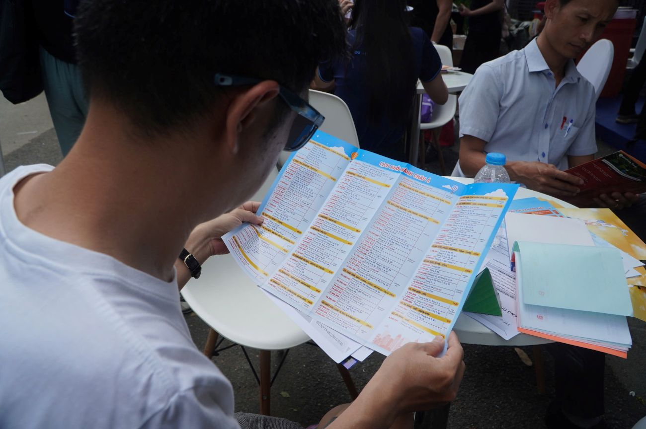 Nhiều tour du lịch hè hấp dẫn được giới thiệu tại ngày hội. Ảnh: Ngọc Ánh