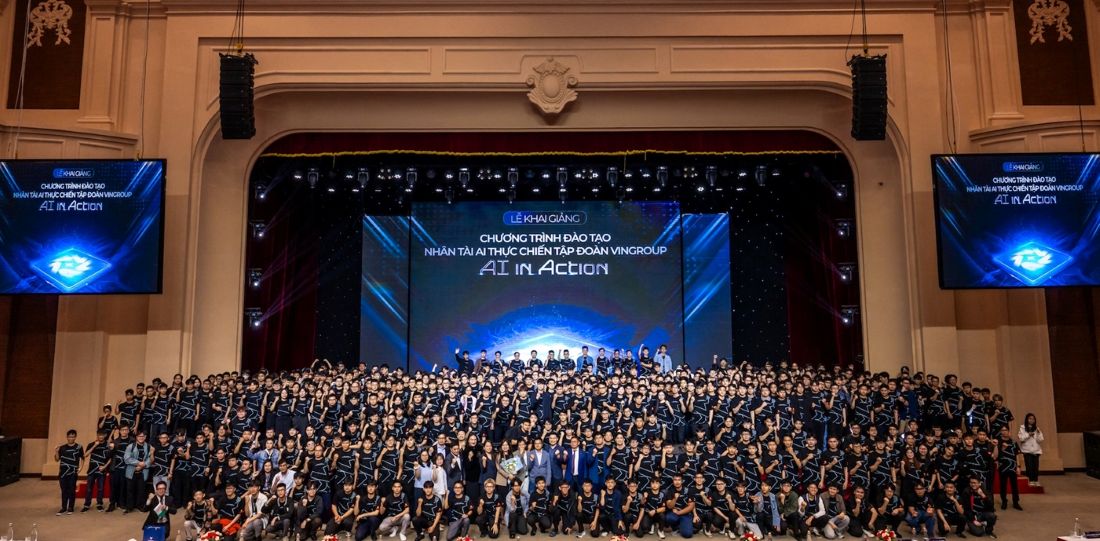 500 học viên đầu tiên chính thức gia nhập Chương trình Đào tạo 20.000 Nhân tài AI thực chiến của Tập đoàn Vingroup.
