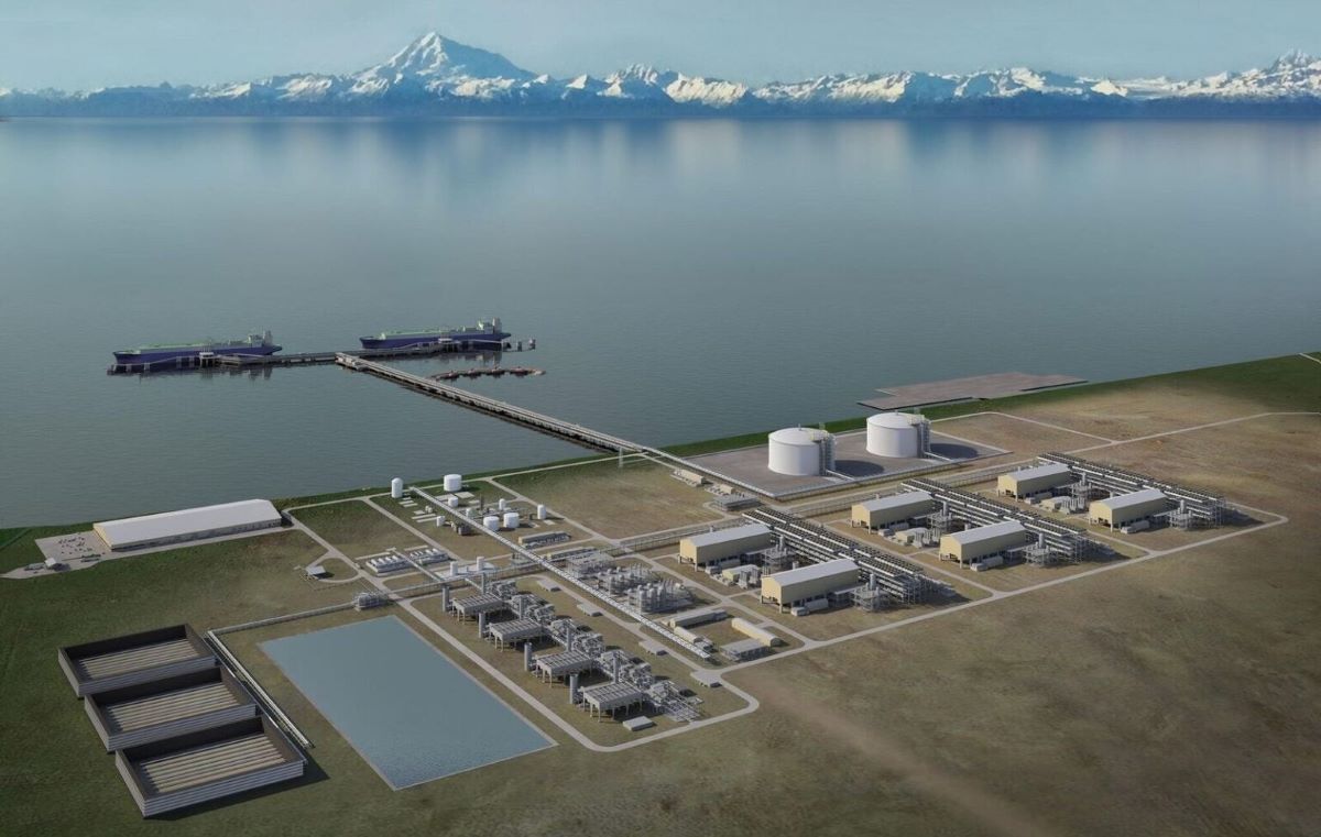 The new US LNG project in Alaska is expected to process, store and transport up to 20 million tons of LNG per year. Photo: Alaska Gasline Development Corporation