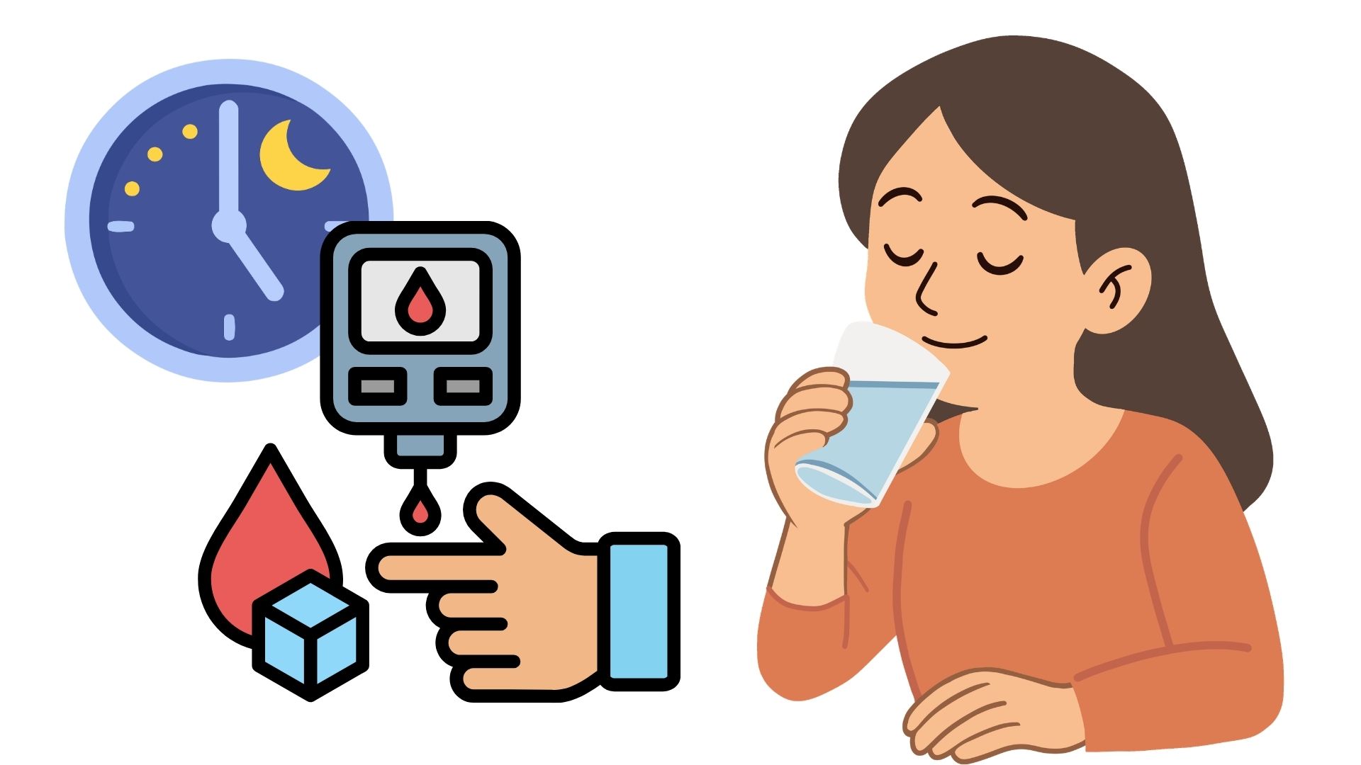 Choosing the right drink helps control blood sugar levels more effectively. Graphics: Thanh Thanh