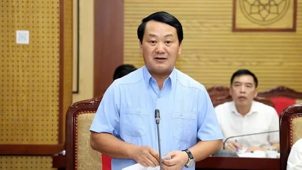 Bí thư Tỉnh ủy Tuyên Quang Hầu A Lềnh phát biểu tại hội nghị. Ảnh: Đức Thắng