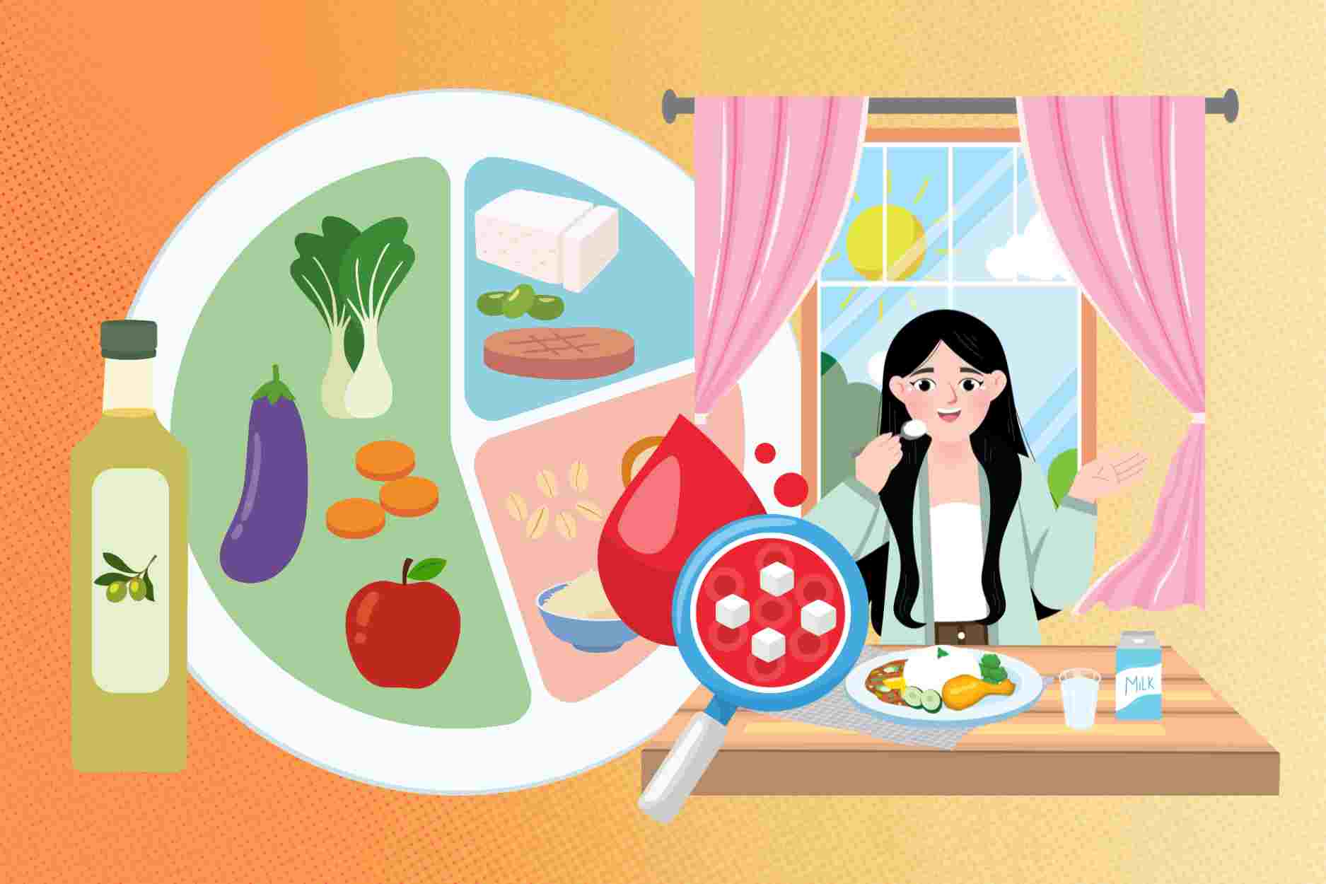 Breakfast menu to help control blood sugar effectively for people with diabetes