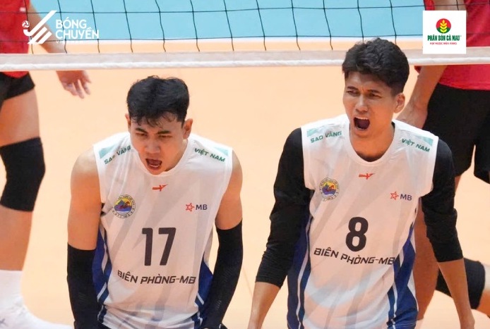 Bien Phong leads the rankings after round 1 of the 2026 National Volleyball Championship. Photo: BCVN
