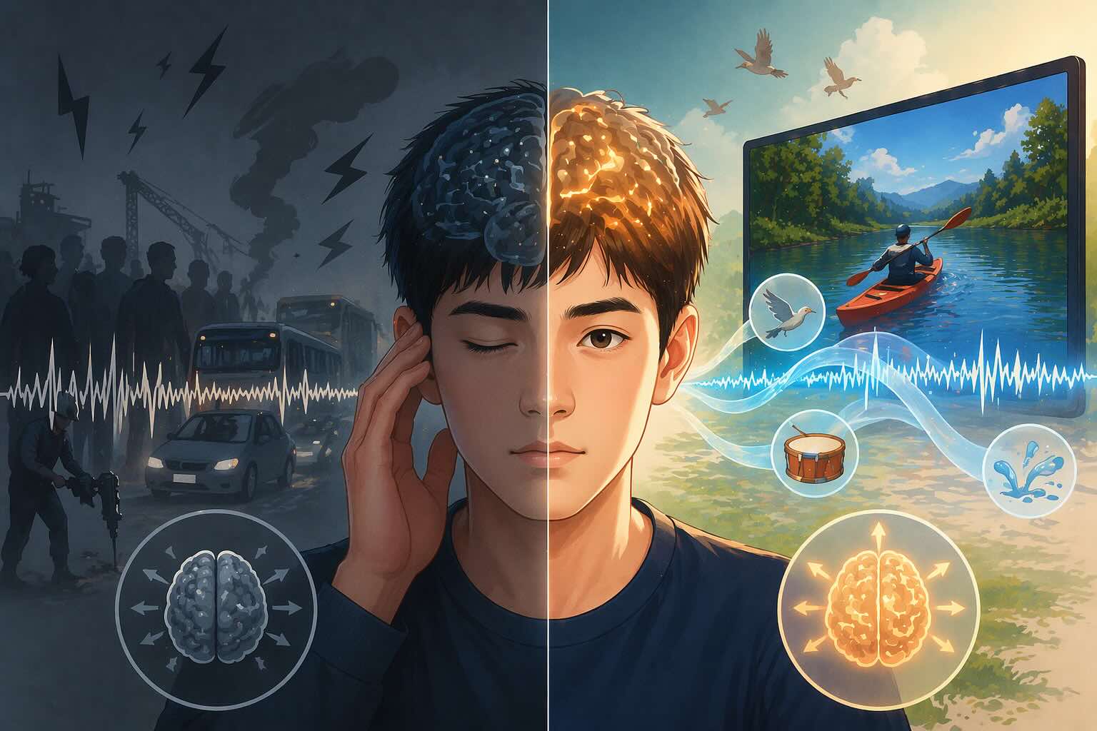 Unexpected research on closing your eyes when listening