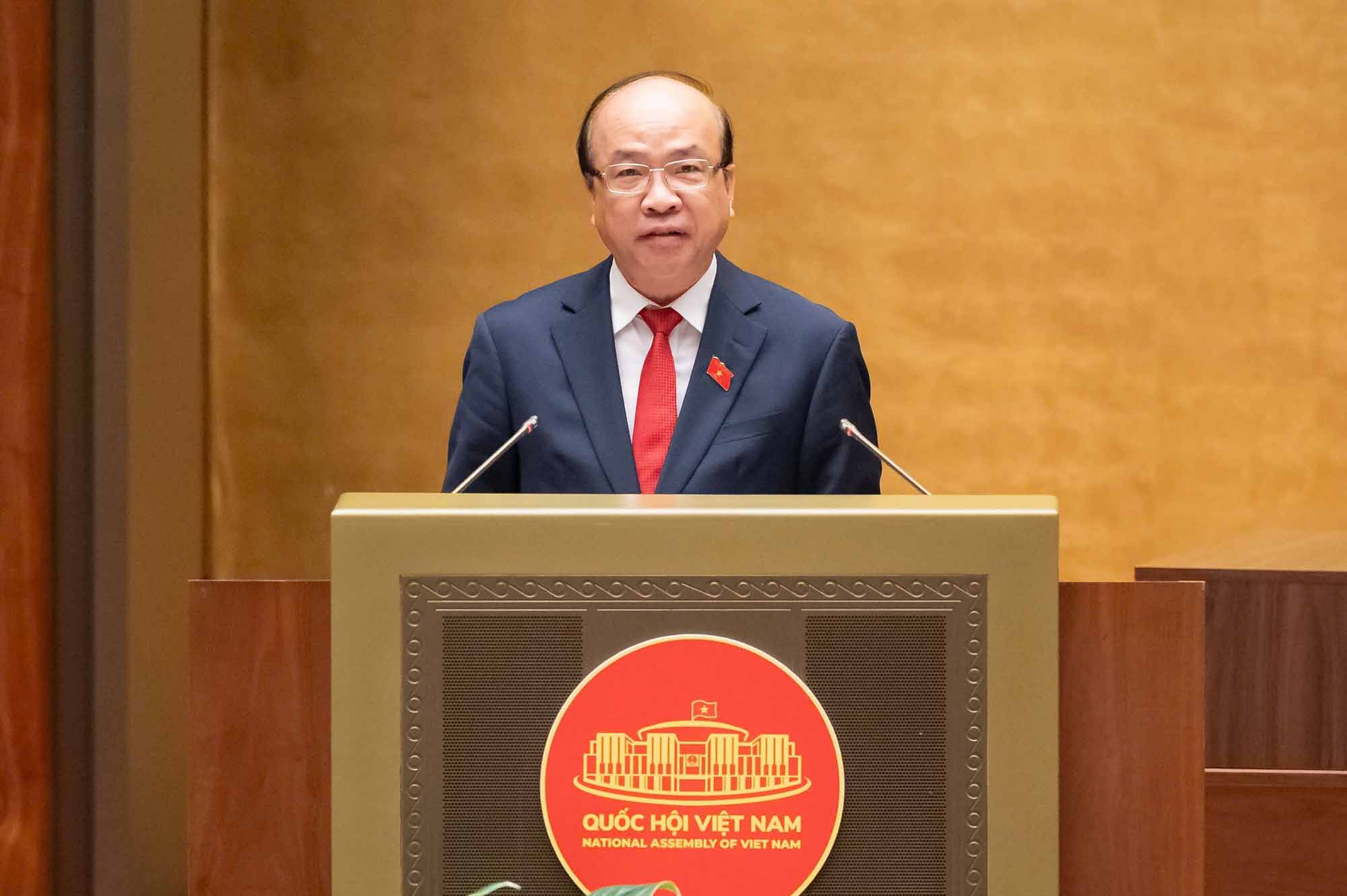 Chủ nhiệm Ủy ban Pháp luật và Tư pháp Phan Chí Hiếu. Ảnh: Quochoi.vn