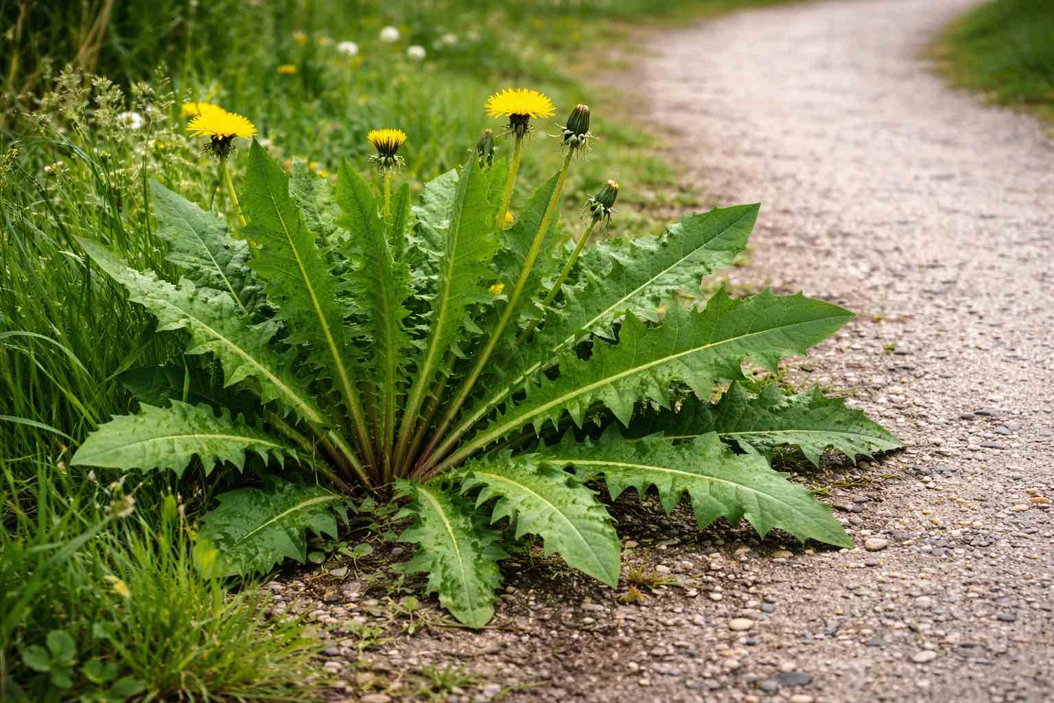 Increase liver function with roadside wild plant roots. Graphics: Vy Vy