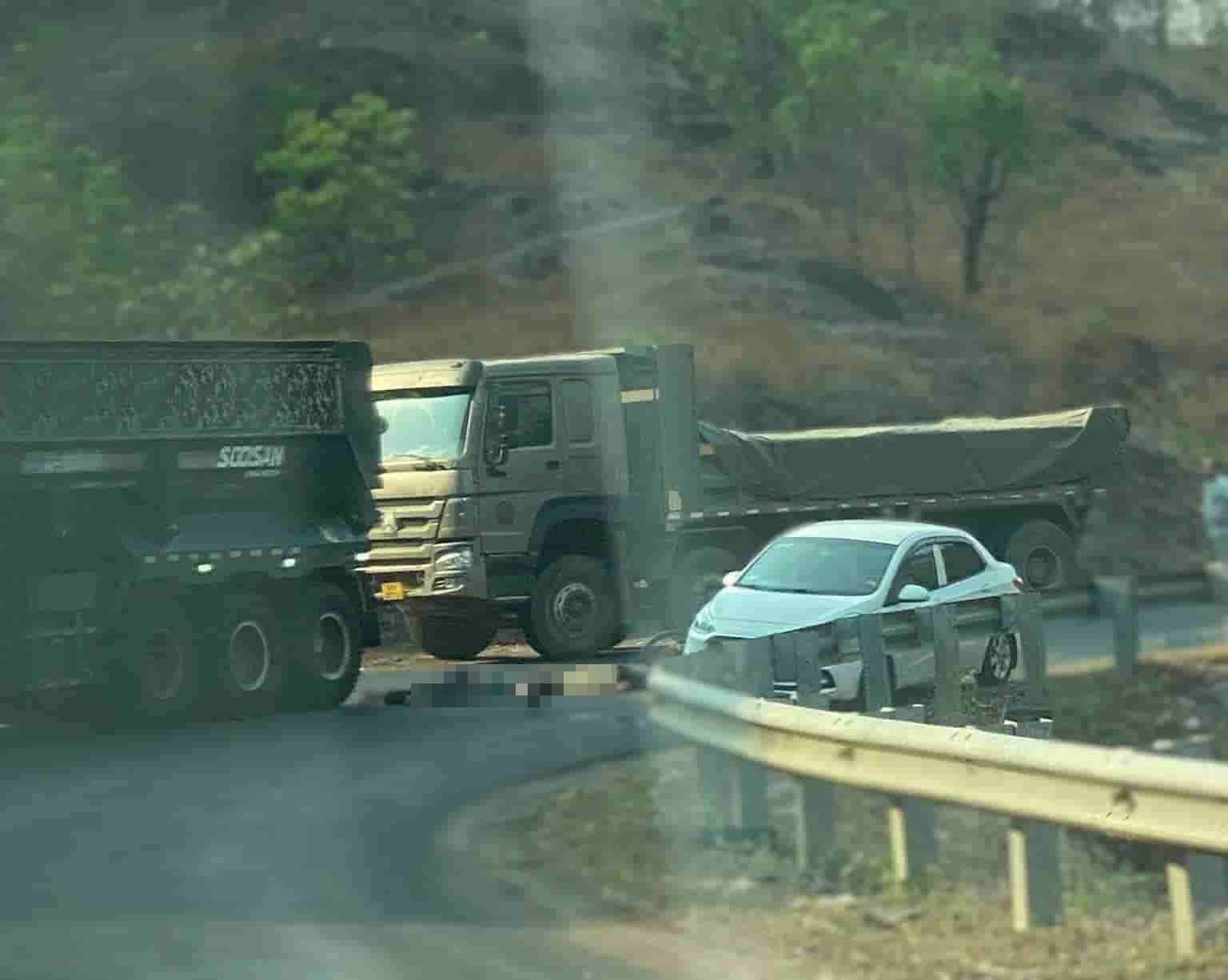 Scene of the accident. Photo: People provided