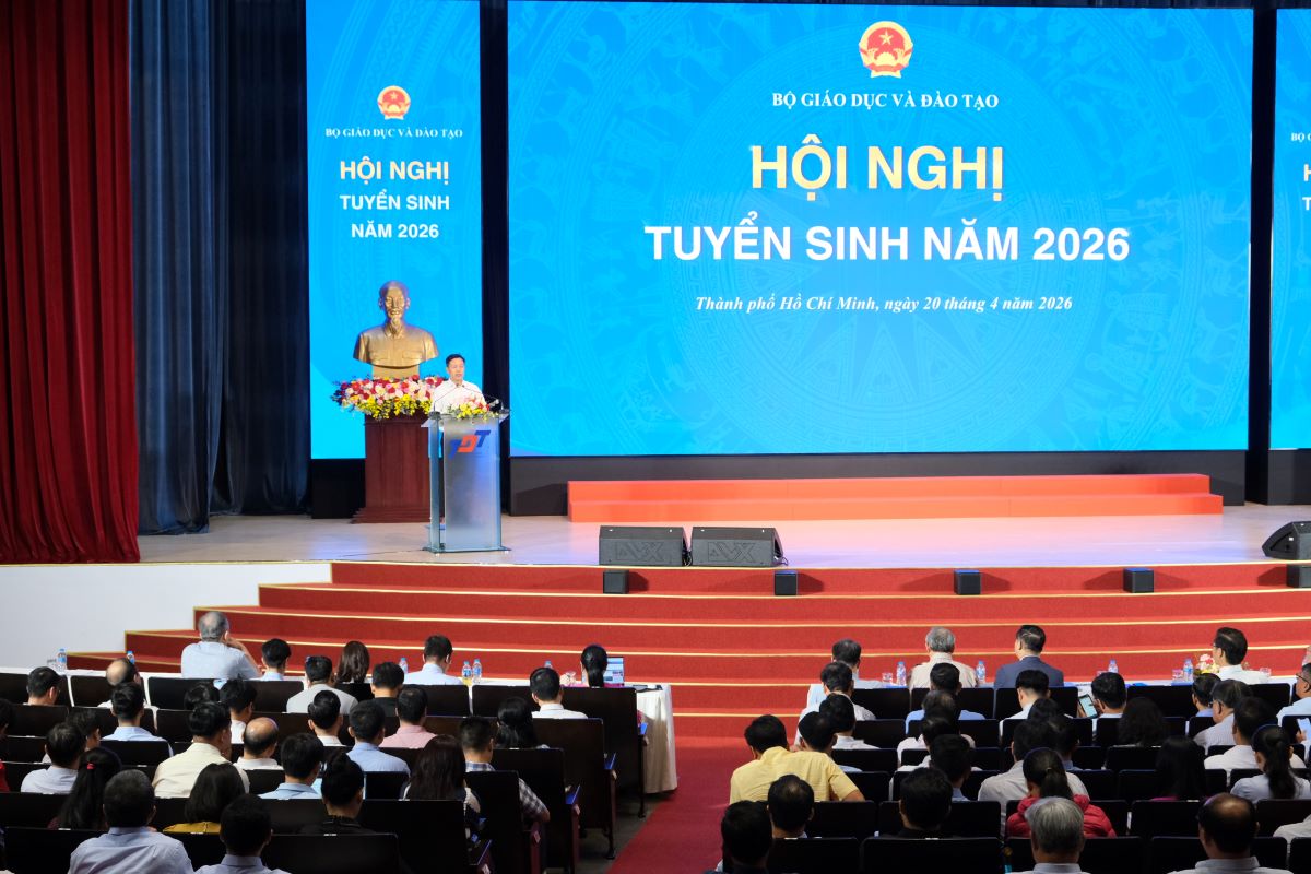 Overview of the 2026 enrollment conference. Photo: Thuc Tram