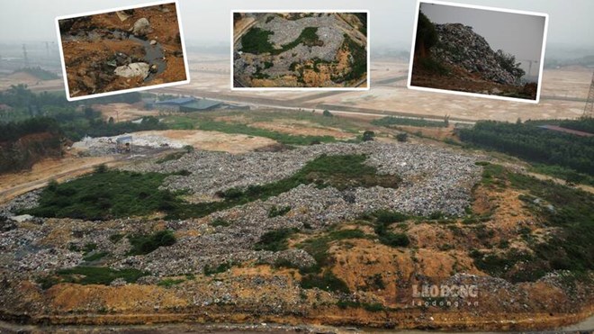 송콩 쓰레기 매립지의 오염 상황을 완전히 처리해야 합니다. 사진: 비엣박