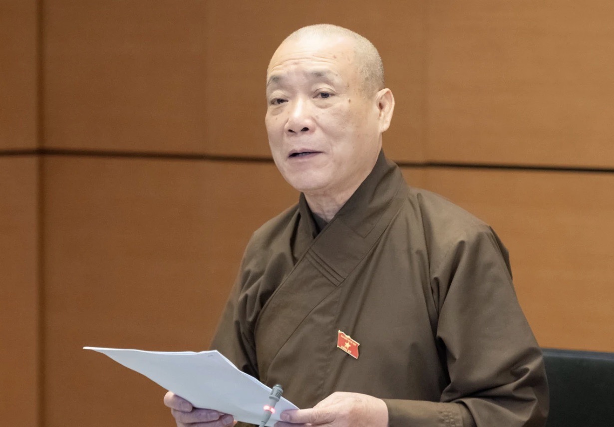 Hòa thượng Thích Bảo Nghiêm kiến nghị cần thiết kế ngày 24.11 thành một sự kiện văn hóa sáng tạo mang tính quốc gia. Ảnh: Phạm Thắng