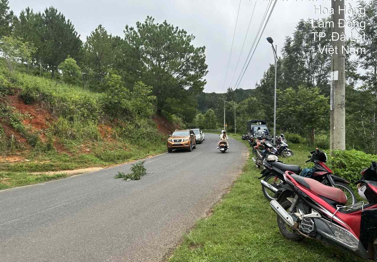 The area at Tuyen Lam Lake once discovered a female body. Photo: Chinh Thanh
