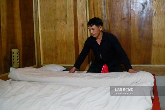 Homestay Chờ Tính, bản Lồng. Ảnh: Quang Đạt 