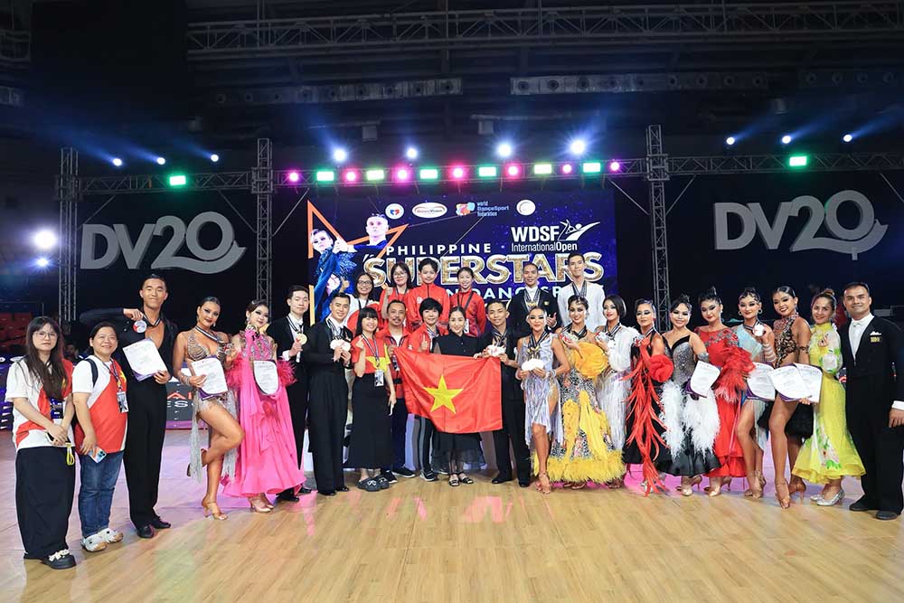 DanceSport Vietnam competes successfully at the 2026 Southeast Asian Championship. Photo: Dang Xa