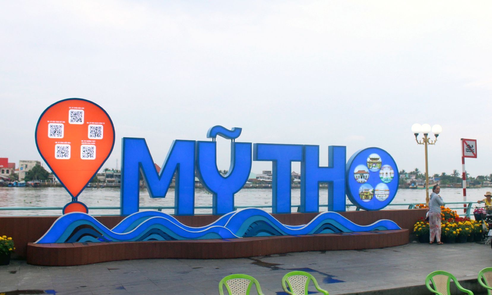 Xư hướng xâm nhập mặn tăng trở lại tại khu vực Công viên Lạc Hồng phường Mỹ Tho. ẢnhL Thanh Mai