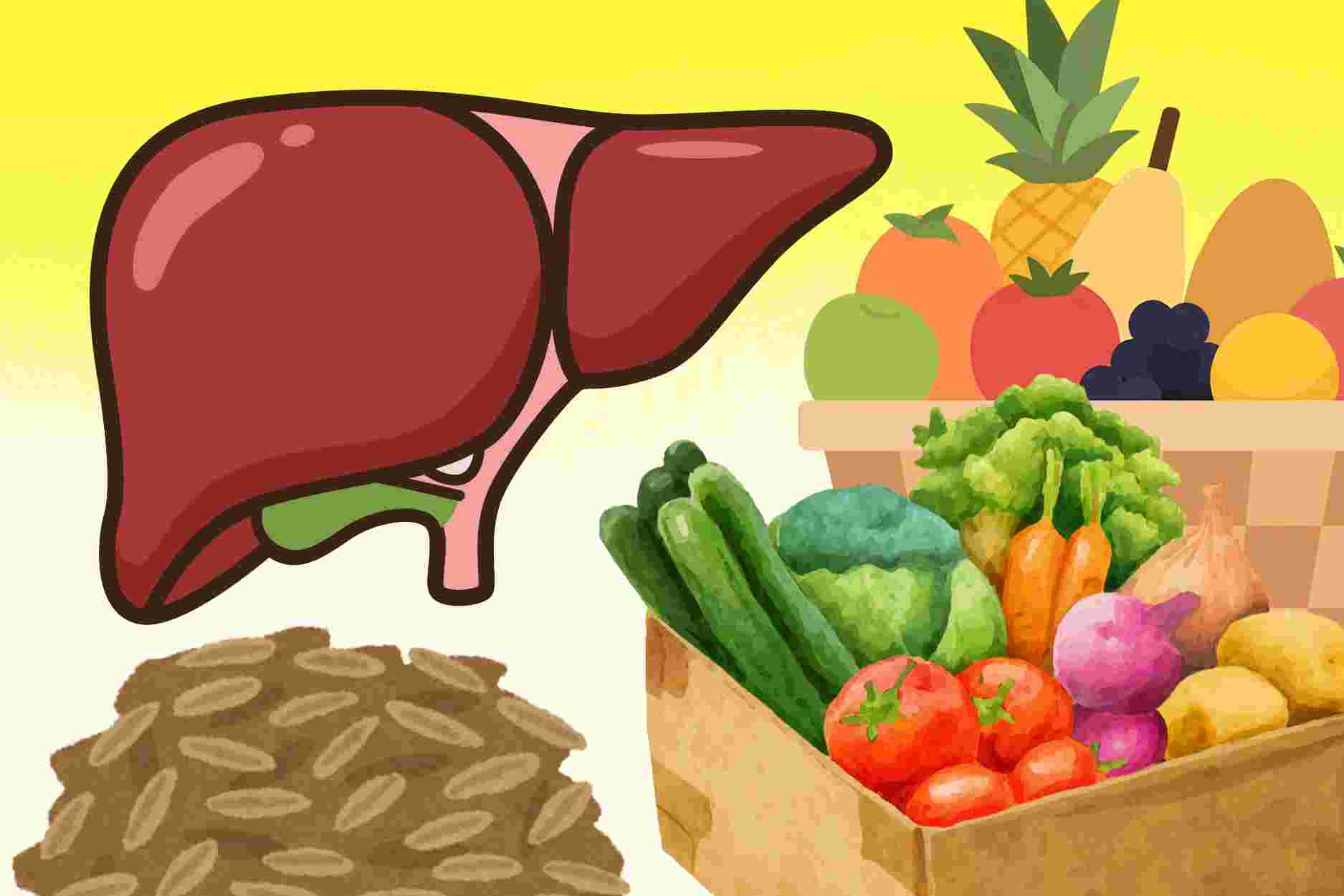 Foods that help strengthen liver function