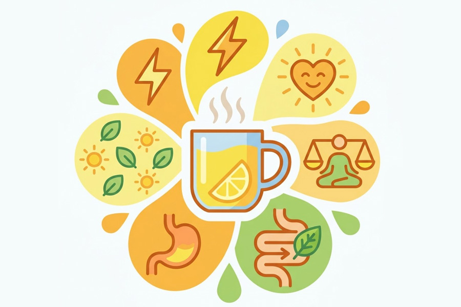 How warm lemon water helps the body change when maintained daily. Graphics: Thien Nhan