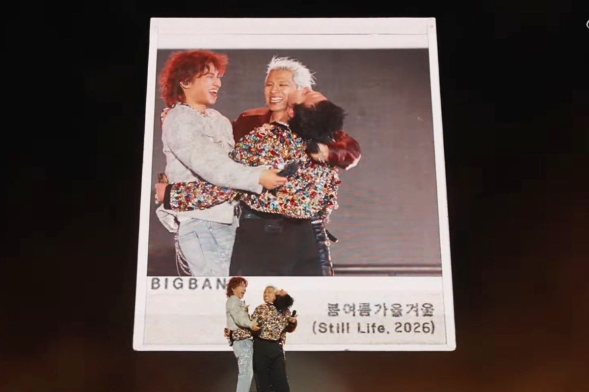 Big Bang had a successful closing performance at Coachella 2026. Photo: cut from video