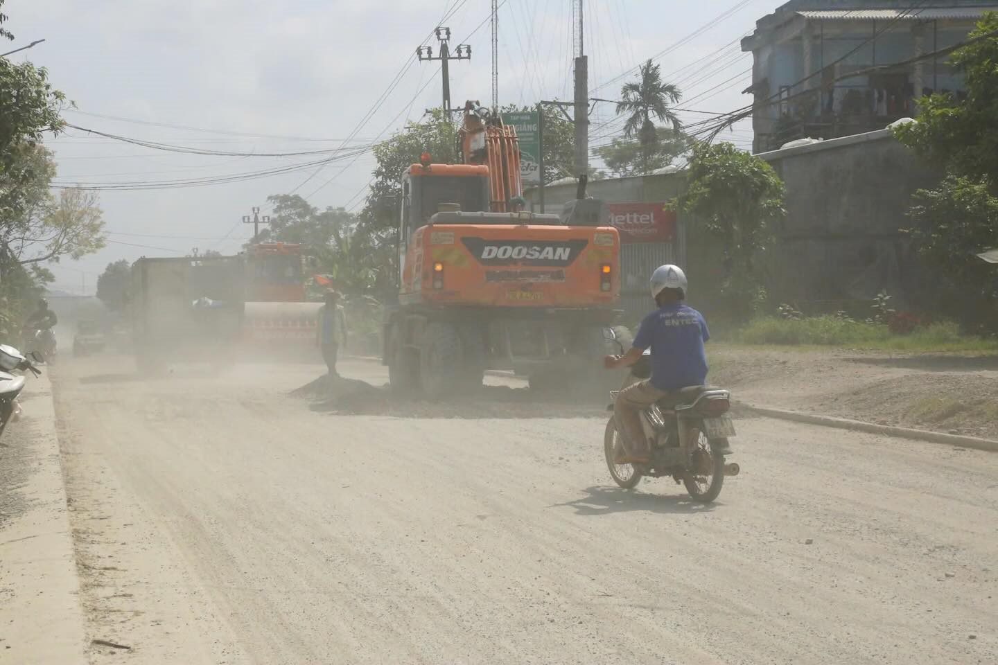 The Road Administration said that there has been a situation where contractors delay construction due to sharp increases in costs. Photo: Truong An