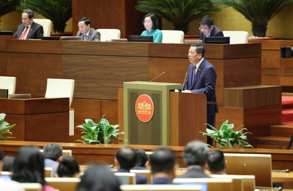 Phiên họp của Quốc hội chiều 20.4. Ảnh: Phạm Đông
