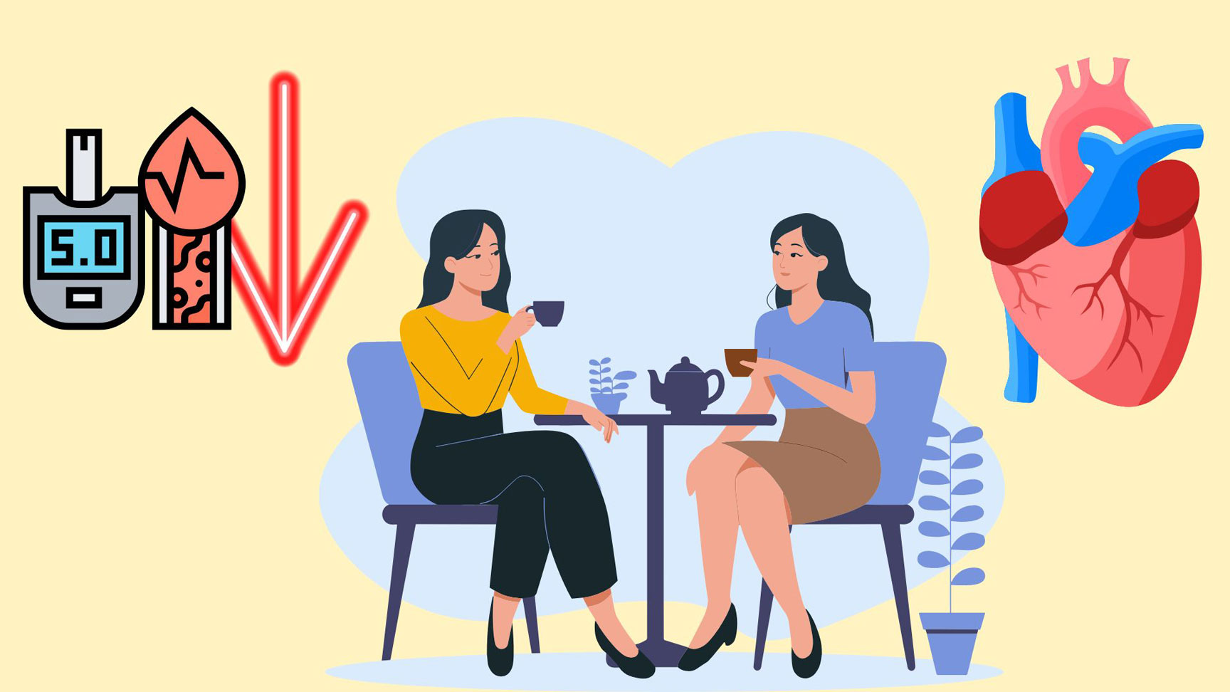 Daily green tea drinking habits support improving cholesterol levels and stabilizing blood pressure. Graphic photo: Han Nghien