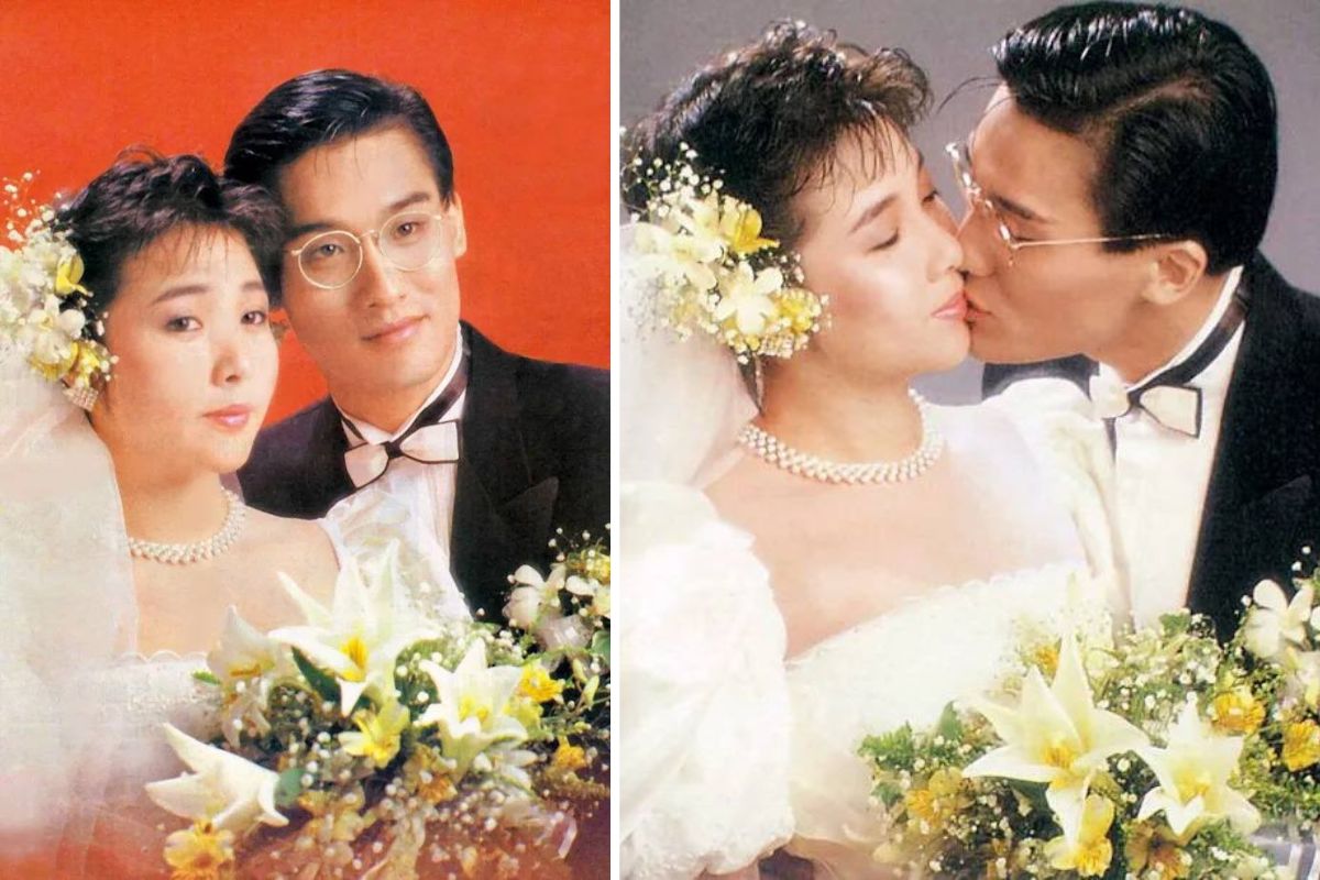 Lương Gia Huy và Giang Gia Niên kết hôn năm 1987. Ảnh: Xinhua