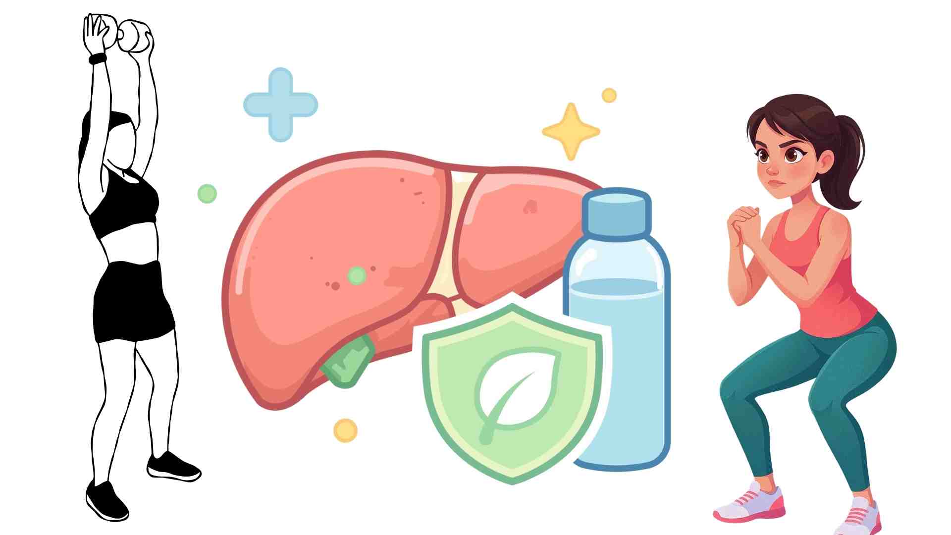 Exercise every day is good for both the liver and metabolism. Graphics: Ha May