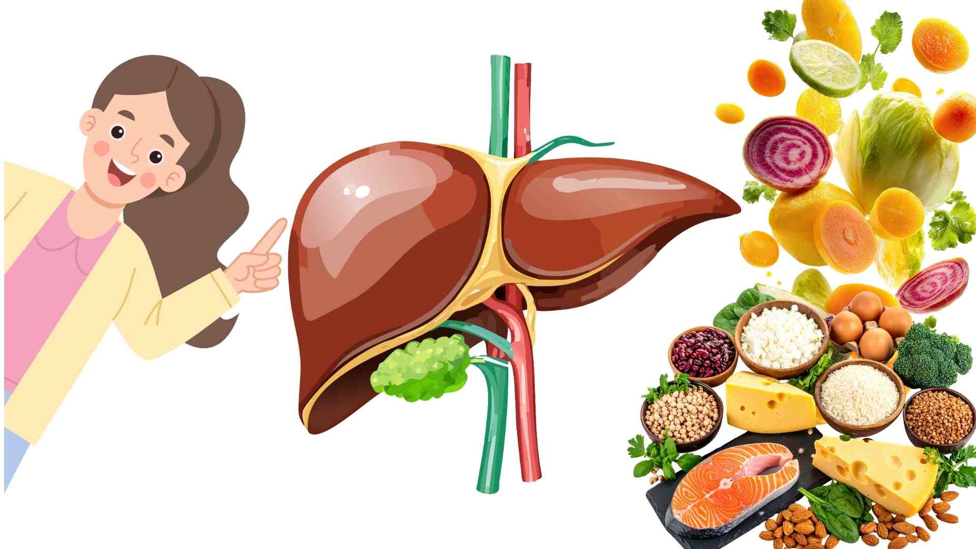 Foods that help the liver recover and function effectively. Graphics: Ha May