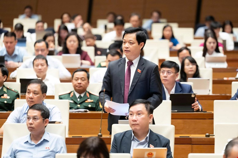 Đại biểu Nguyễn Hải Nam (đoàn Đại biểu Quốc hội TP Huế). Ảnh: Media Quốc hội