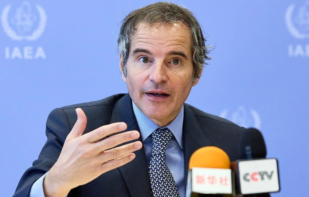 IAEA Director General, Mr. Rafael Mariano Grossi, warned about the risk of a nuclear arms race. Photo: Xinhua