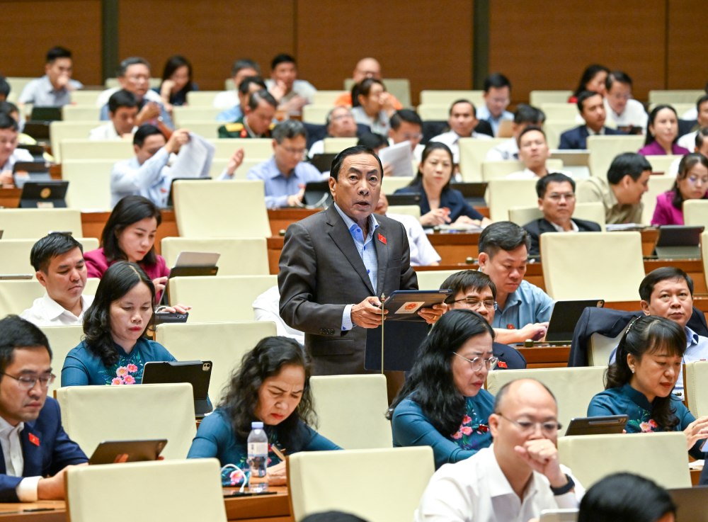 Đại biểu Phạm Văn Hòa. Ảnh: Phạm Đông