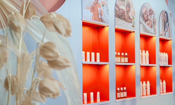 Các sản phẩm của NeBiolina tại sự kiện ra mắt chính thức tại Việt Nam (Nguồn ảnh: NeBiolina)