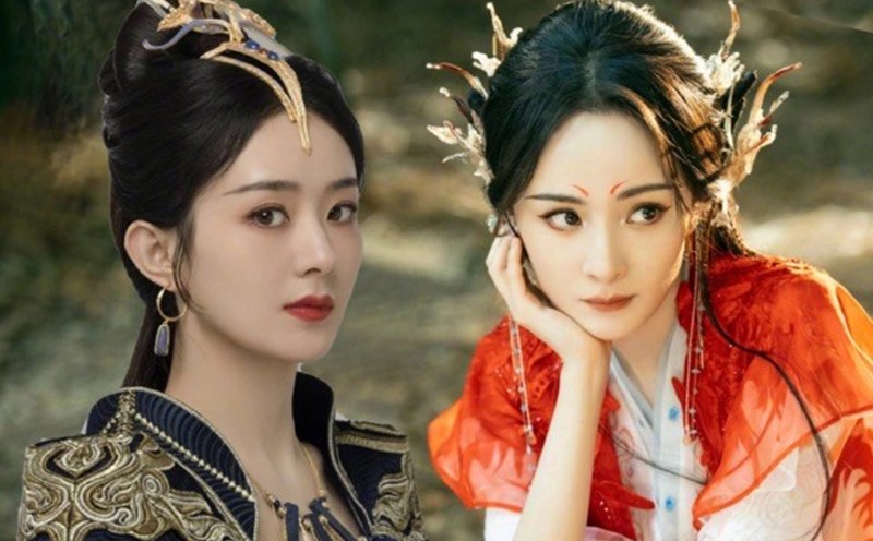 Zhao Liying and Yang Mi are 2 stars who have failed in historical films. Photo: VieON.