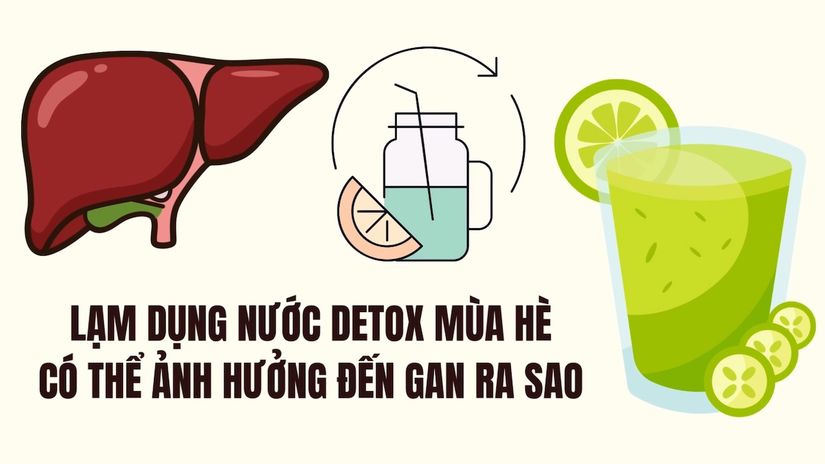 How overuse of summer detox water can affect the liver
