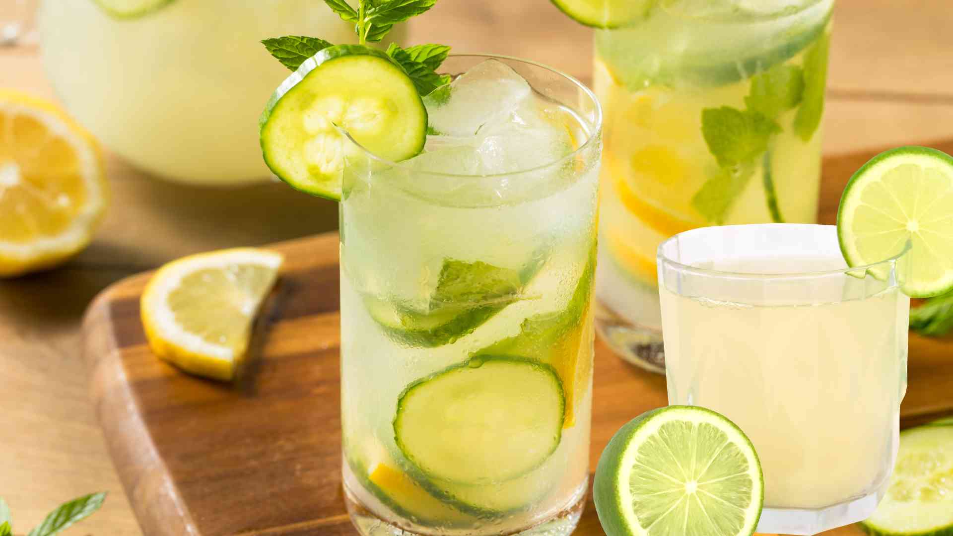 Drinking lemon water after breakfast helps the body absorb nutrients better and reduce bloating. Graphic photo: Huong Son