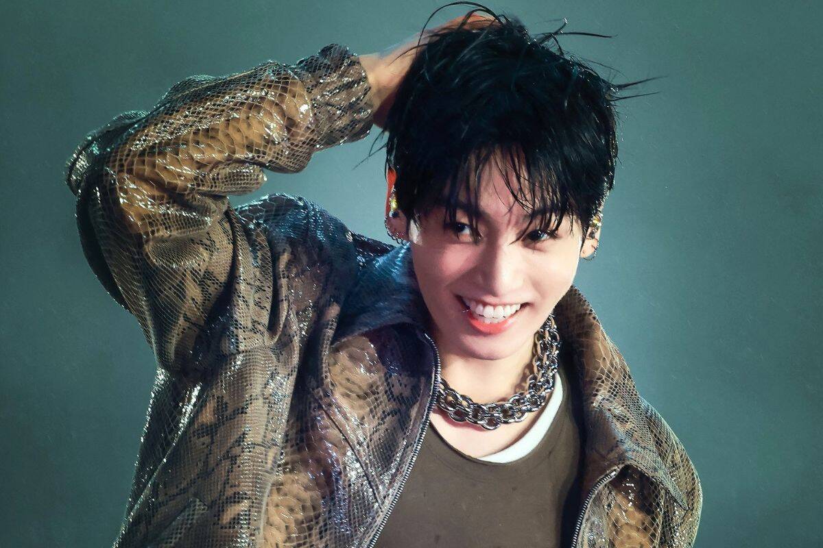 Male singer Jungkook BTS. Photo: Lotte